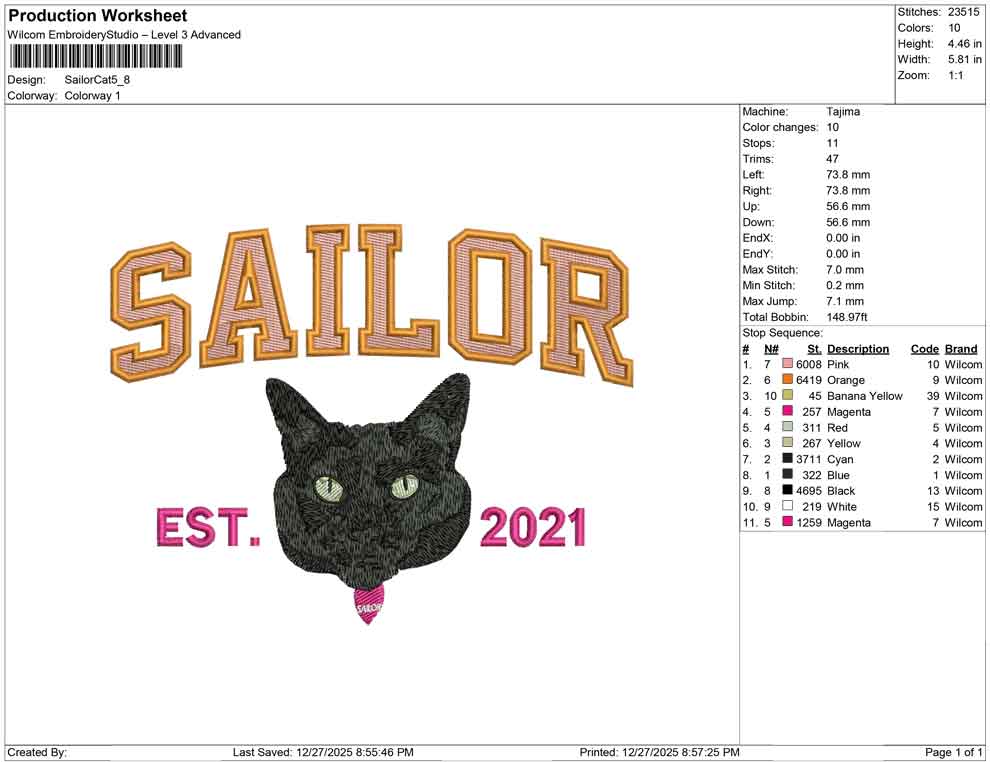 Sailor Cat