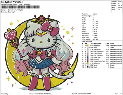 Sailormoon Hello kitty