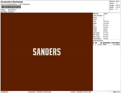 Sandres B