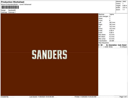 Sandres B