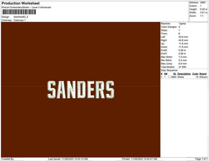Sandres B