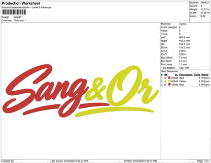 Sang&Or