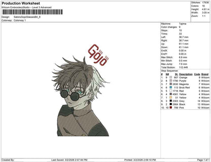 Satoru Gojo Glasses B