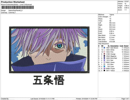 Satoru Gojo Panel