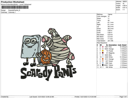 Scaredy Pants
