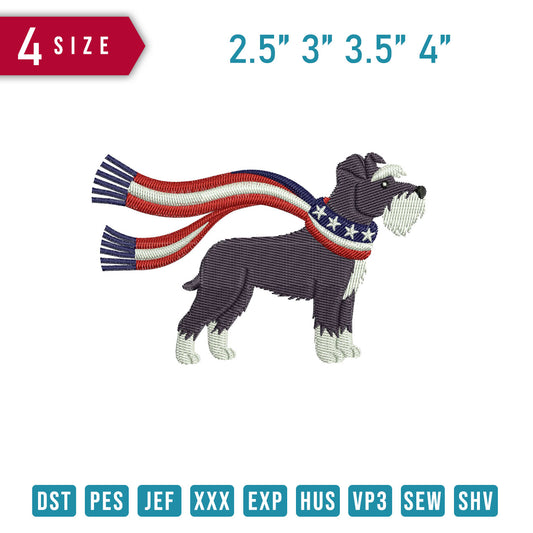 Schnauzer Dog Syal Usa