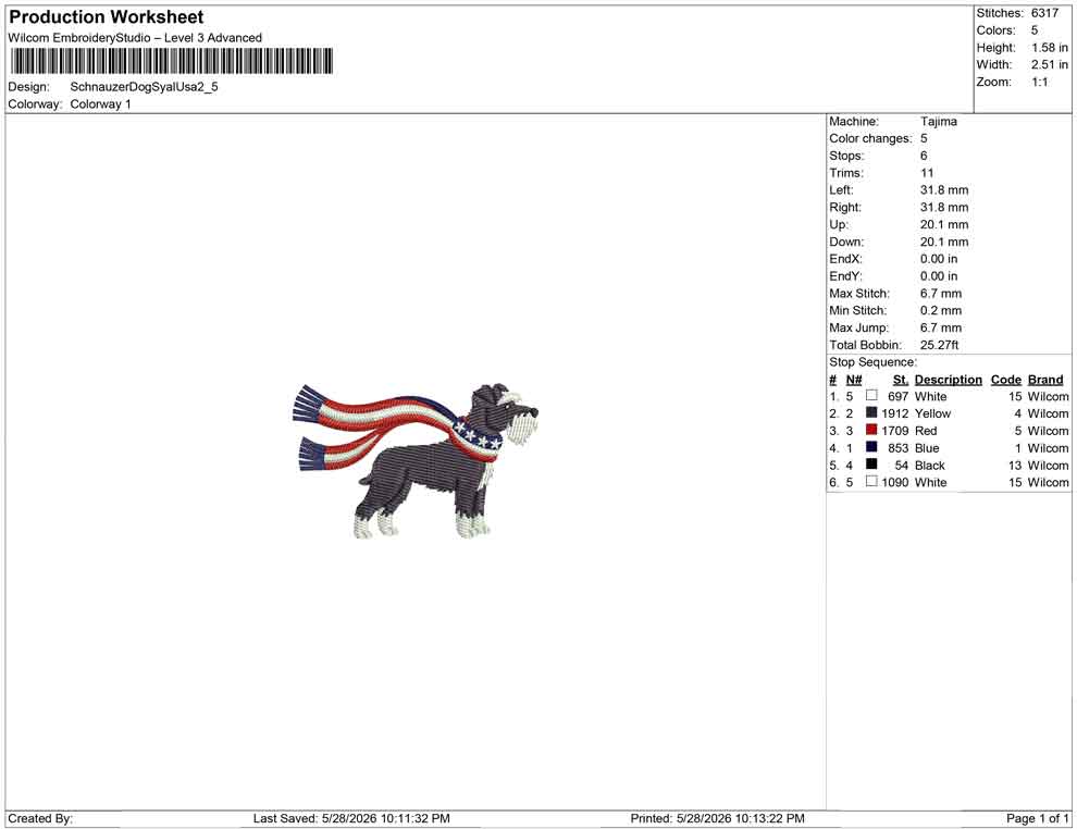 Schnauzer Dog Syal Usa