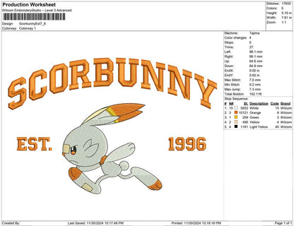 Scorbunny Est