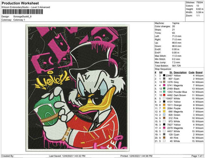 Scrooge Duck
