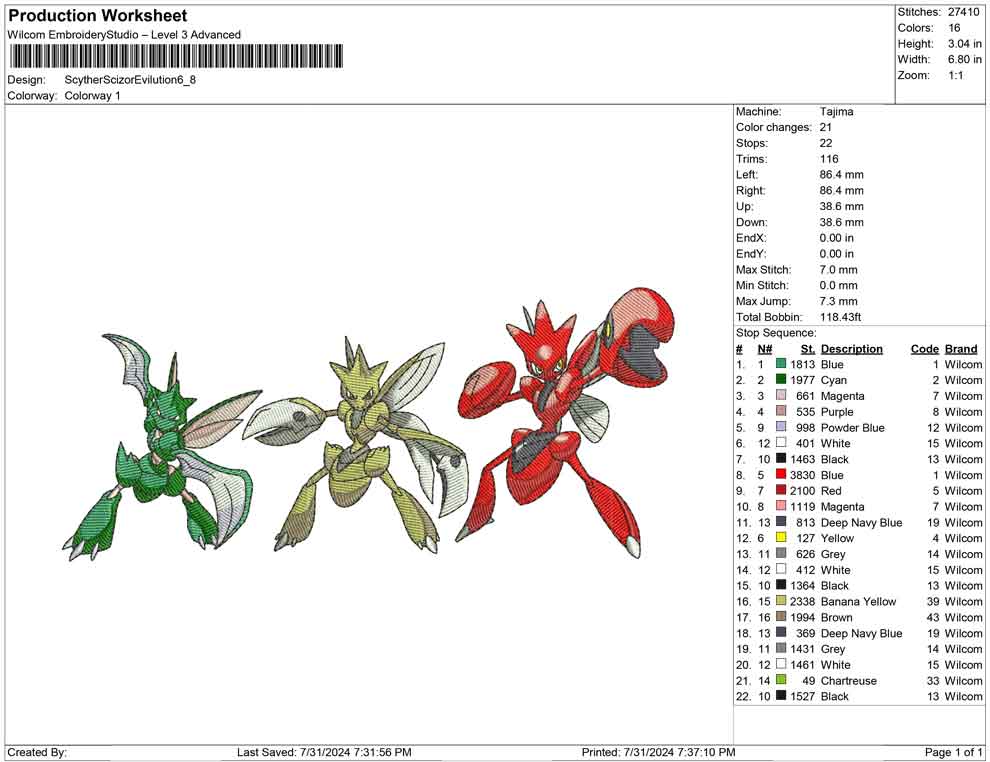 Scyther Scizor Evilution