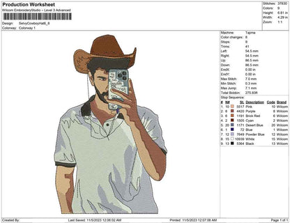Selfie Cowboy Hat