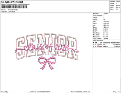 Senior Bowtie