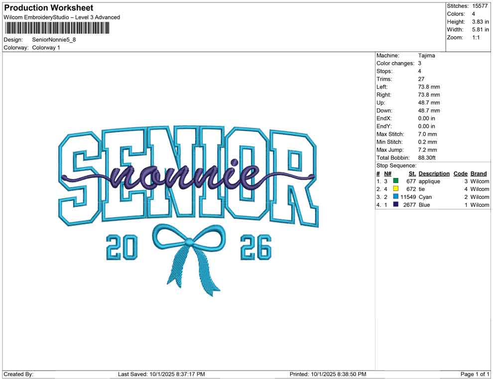 Senior Nonnie