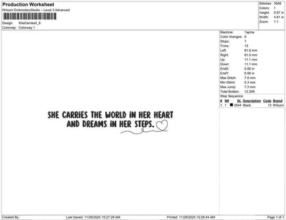 She Carries