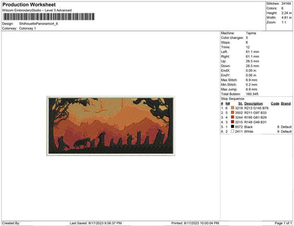 Silhouette Panoramic