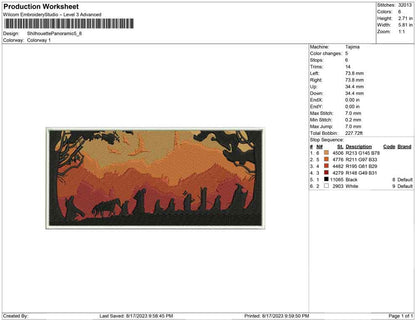Silhouette Panoramic
