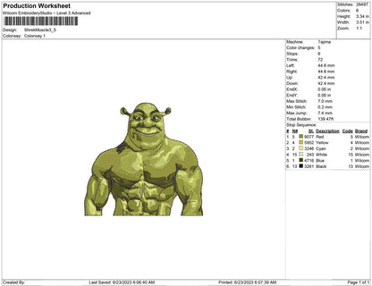 Shrek Muscle
