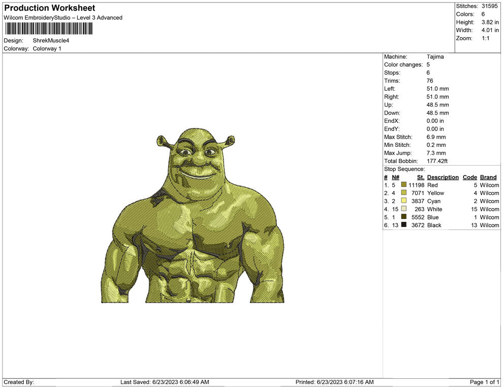 Shrek Muscle