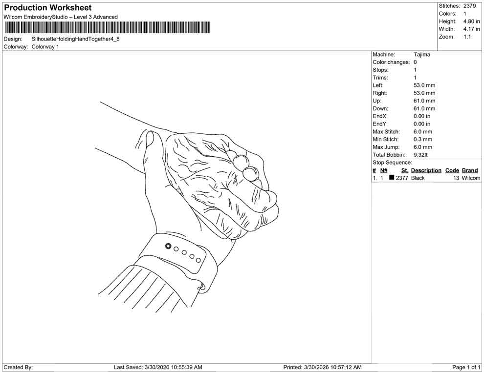 Silhouette Holding Hand Together