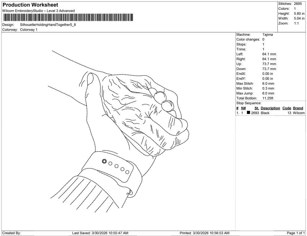 Silhouette Holding Hand Together