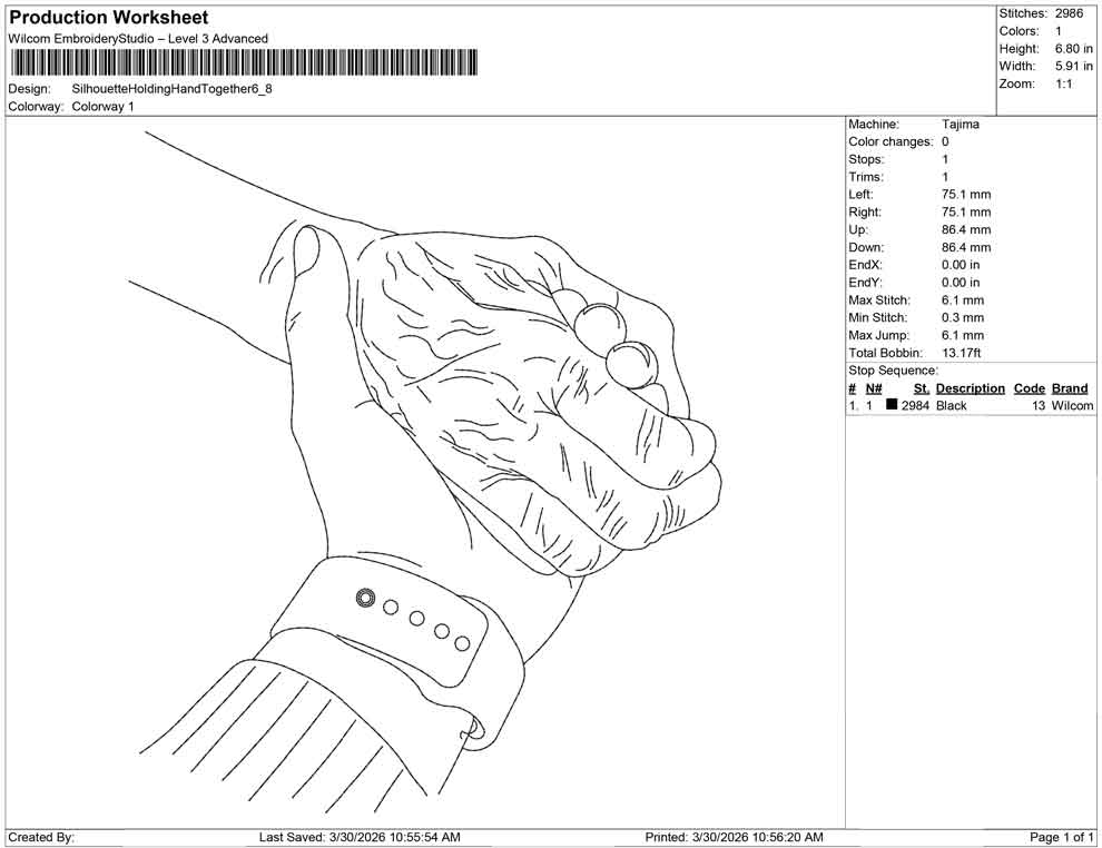 Silhouette Holding Hand Together