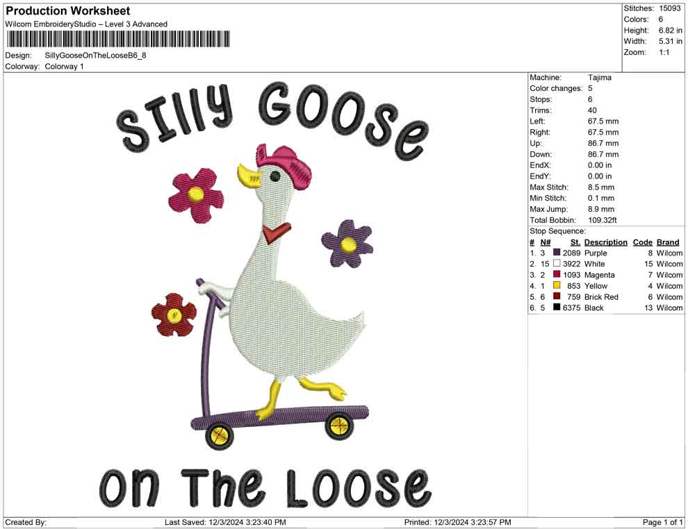 Silly Goose On The Loose B