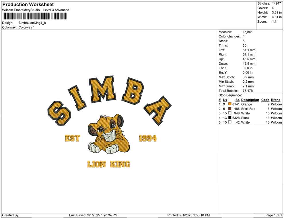 Simba Lion King