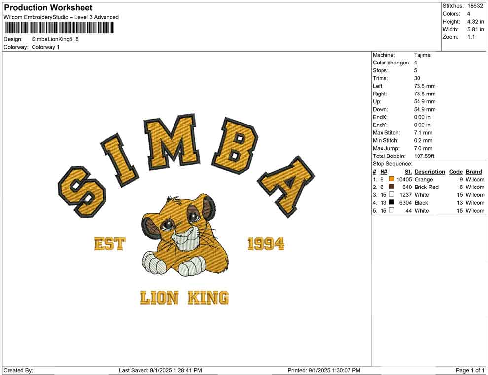 Simba Lion King