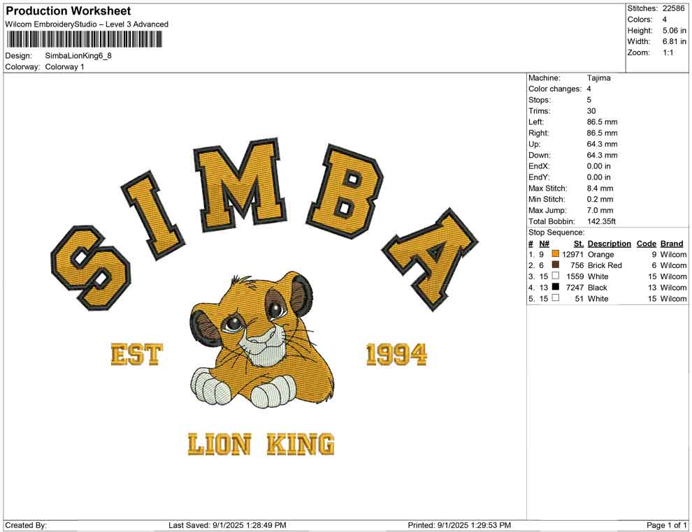 Simba Lion King