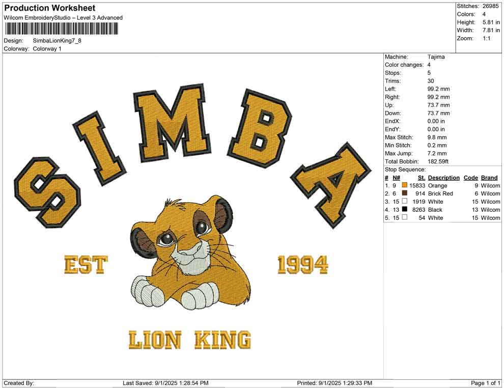 Simba Lion King