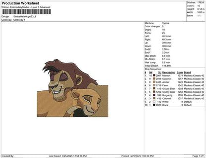 Simba Nala Huge B