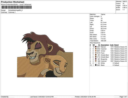 Simba Nala Huge B