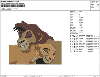 Simba Nala Huge B
