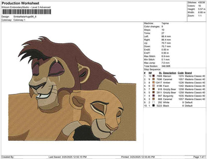 Simba Nala Huge B