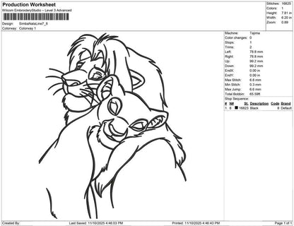 Simba Nala Line