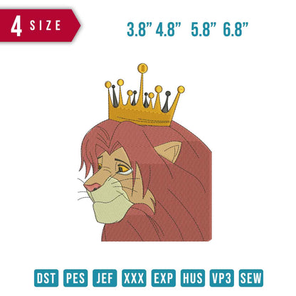 Simba with Crown