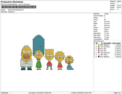 Simpson Family Stand