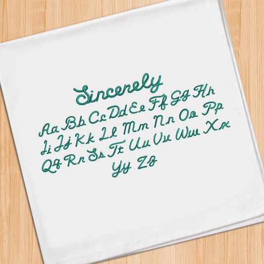 Sincerely 3D Puff