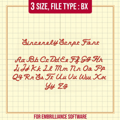 Sincerery Script Font BX