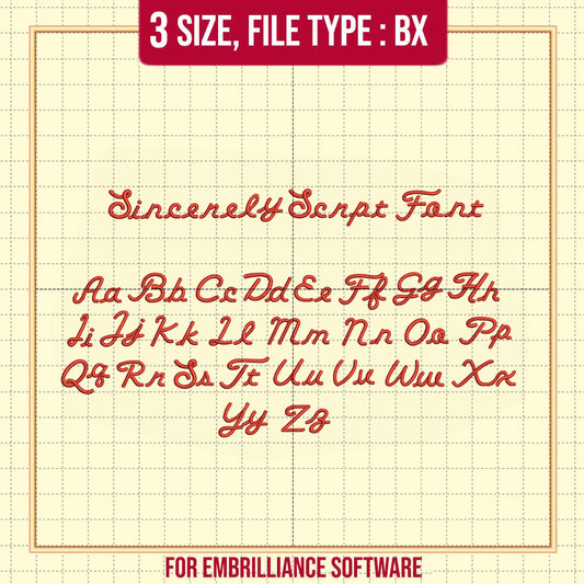 Sincerery Script Font BX