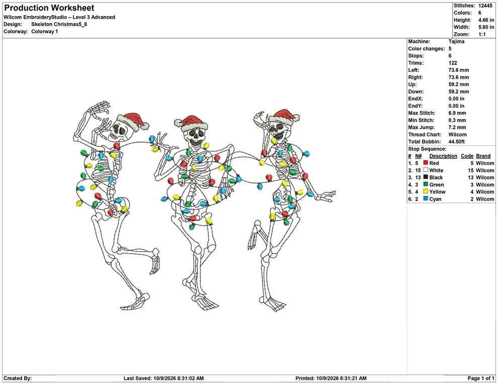 Skeleton Christmas