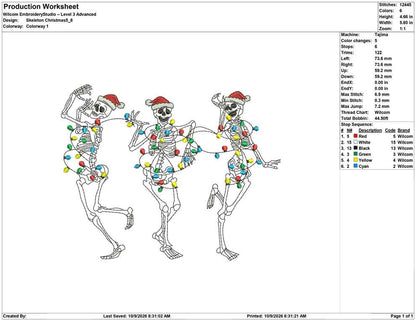 Skeleton Christmas