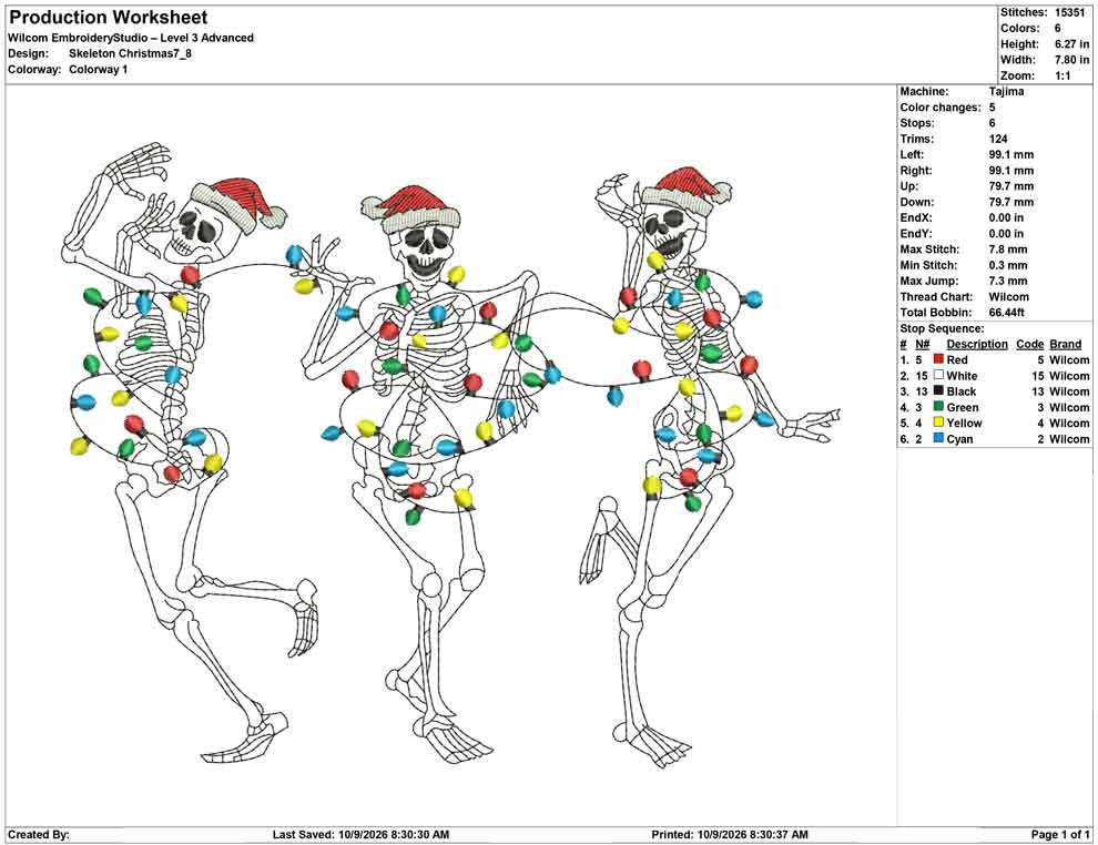 Skeleton Christmas
