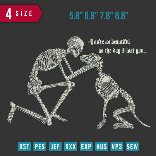 Skeleton And Dog
