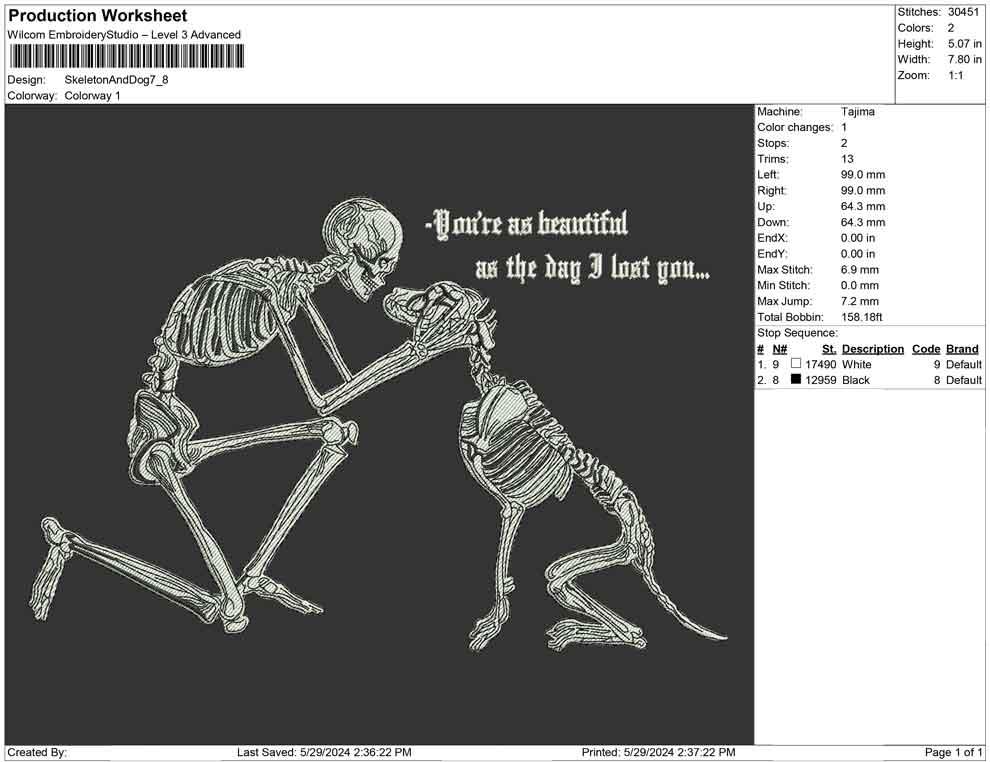 Skeleton And Dog