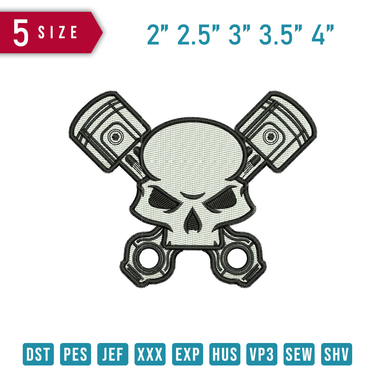 Skull And Pistons