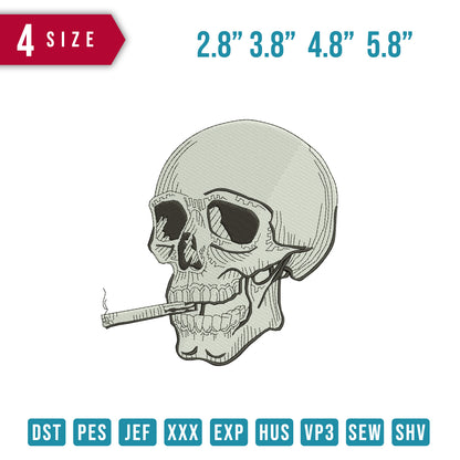Skull Smoking