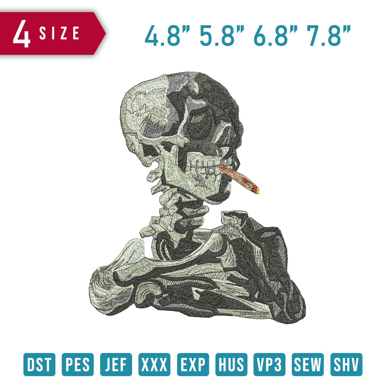 Skull Smoking