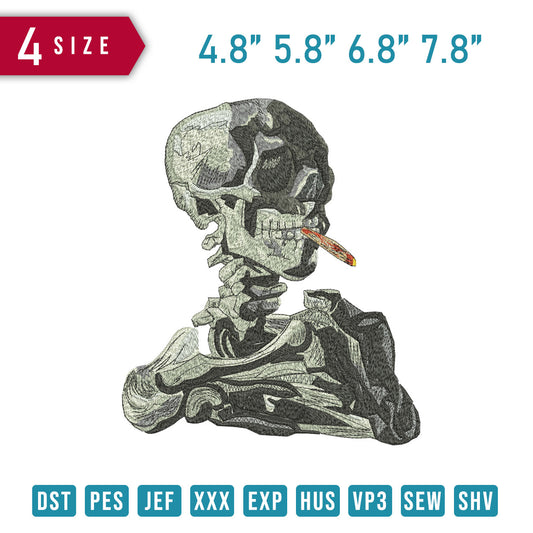 Skull Smoking