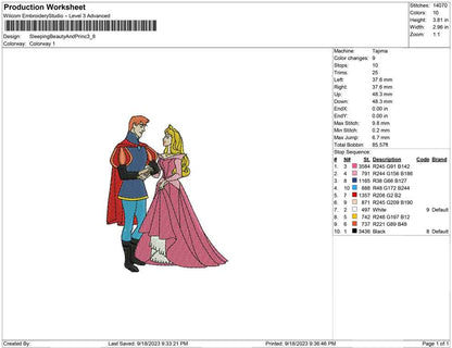 Sleeping Beauty and princ